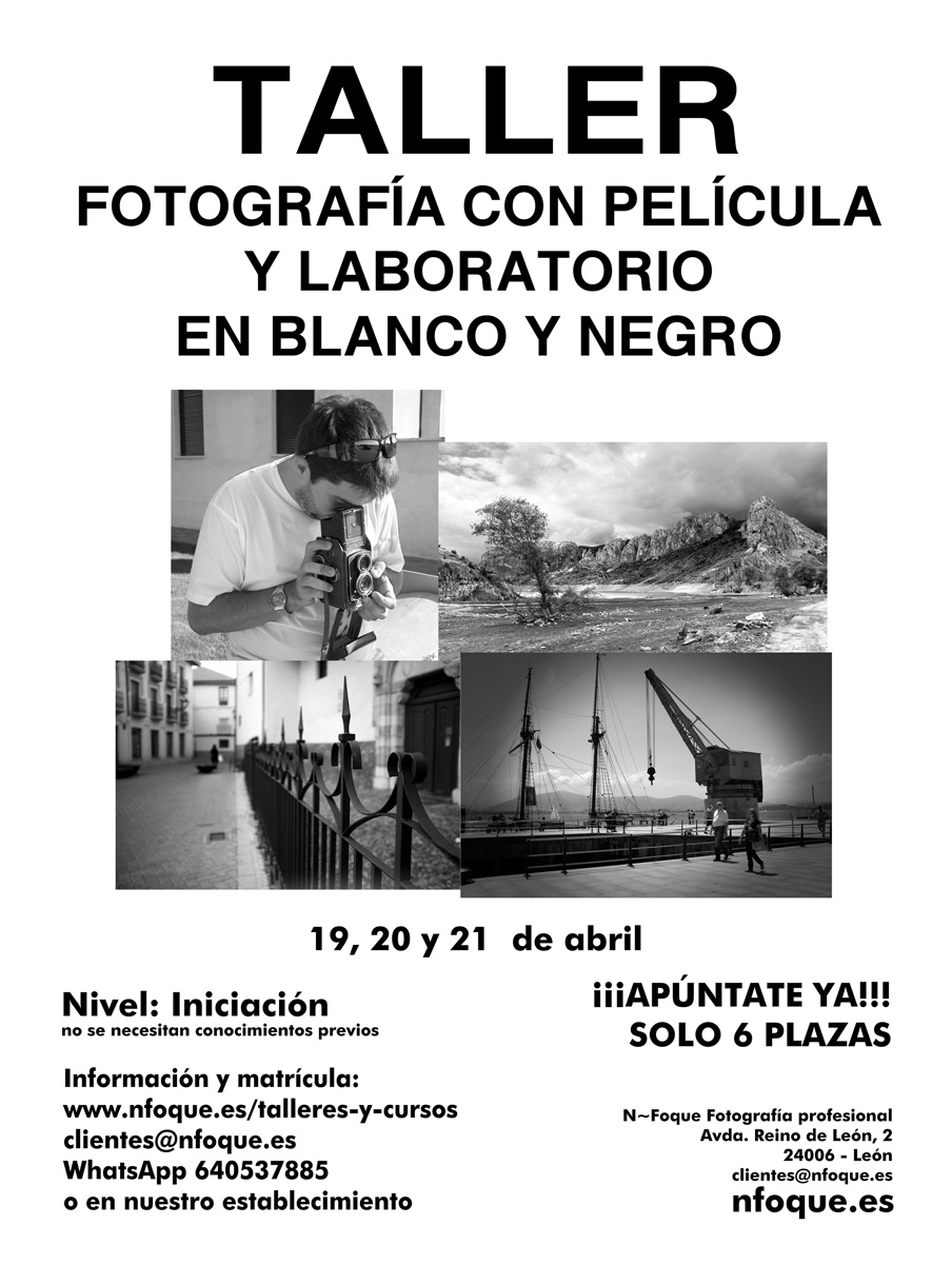 TALLER DE FOTOGRAFÍA EN BLANCO Y NEGRO